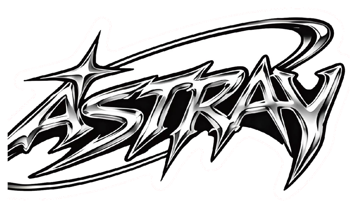 Astray Chrome Slash Sticker