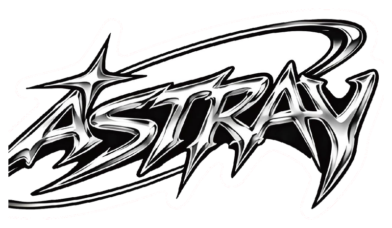 Astray Chrome Slash Sticker