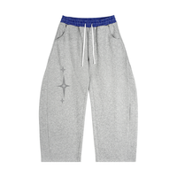 Plaid Waistband Barrel Sweatpants
