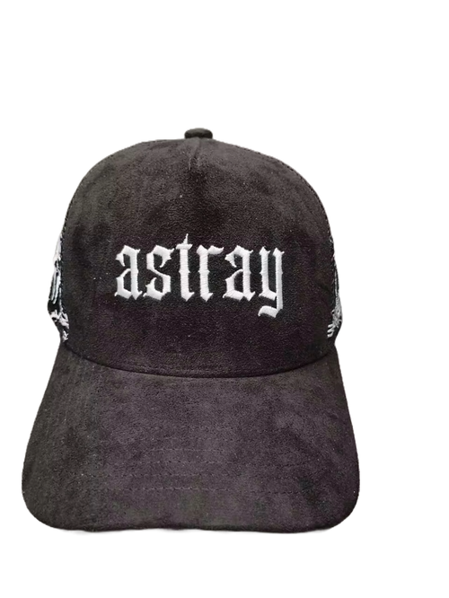 ASTRAY SUEDE TRUCKER HAT