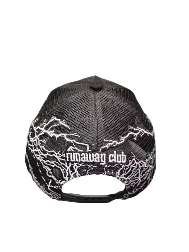 ASTRAY SUEDE TRUCKER HAT